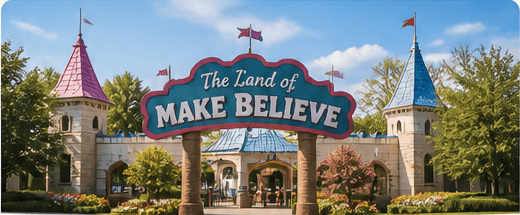 The Land of Make Believe entrance in Hope, NJ